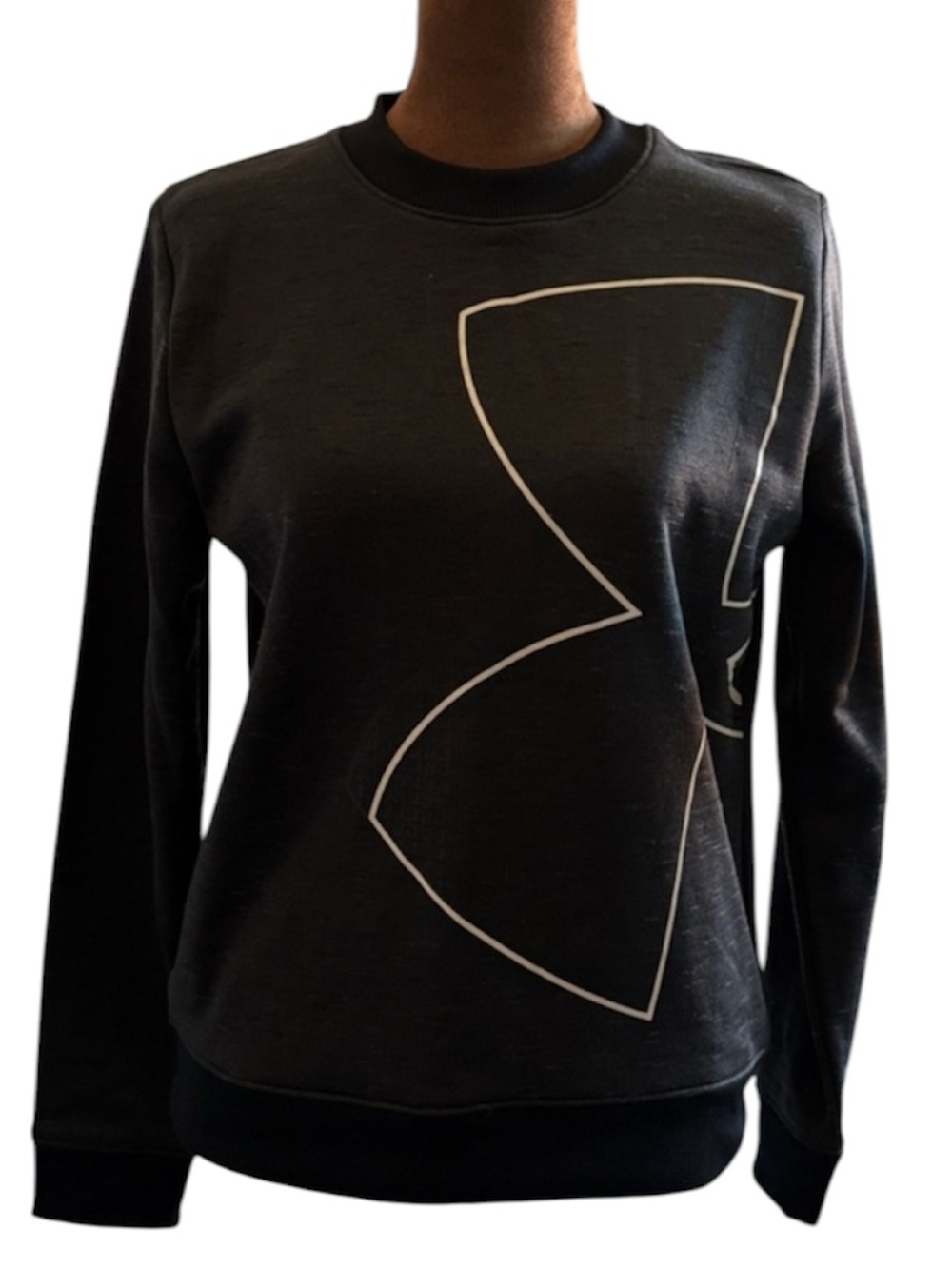 NWOT Under Armour Cold Gear Fleece Lined Crewneck Sweatshirt Charcoal Small